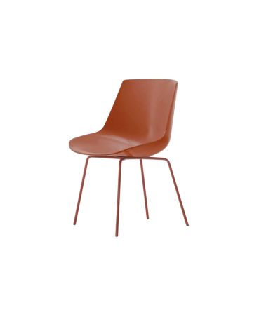 Flow Chair - Gambe in metallo